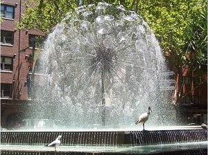 парковый фонтан